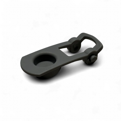 Gray flip lid replacement accessory for magnetic Mag Shaker bottle