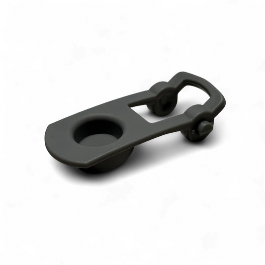 Gray flip lid replacement accessory for magnetic Mag Shaker bottle