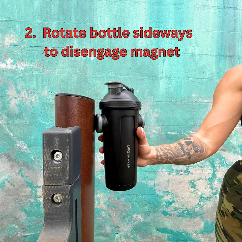 How to unmount magshaker bottles from surface